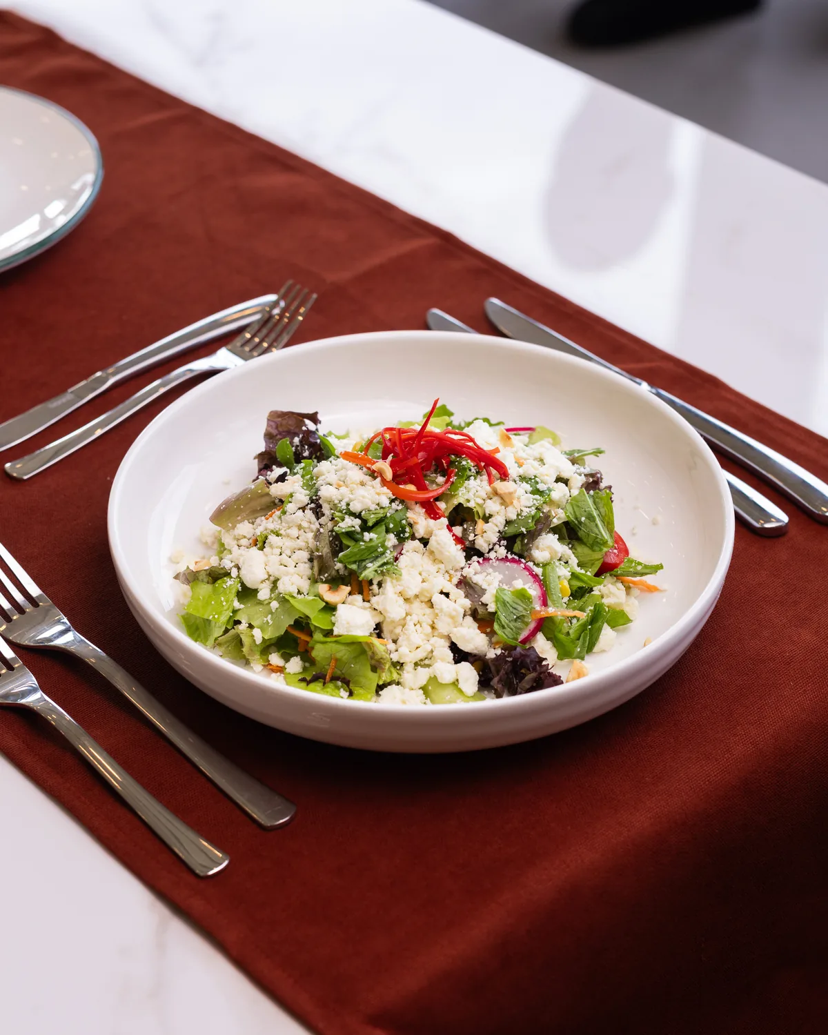 Tulum Peynirli Roka Salatası